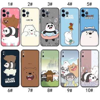 เคสใส ลาย We Bare Bears น่ารัก สําหรับ iPhone 7 8 Plus 11 Pro Max EG58