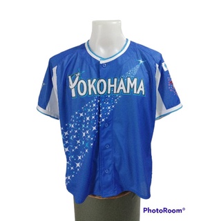 เสื้อกีฬาเบสบอลแบรนด์ YOKOHAMA DeNA BAYSTARS Size L มือ2