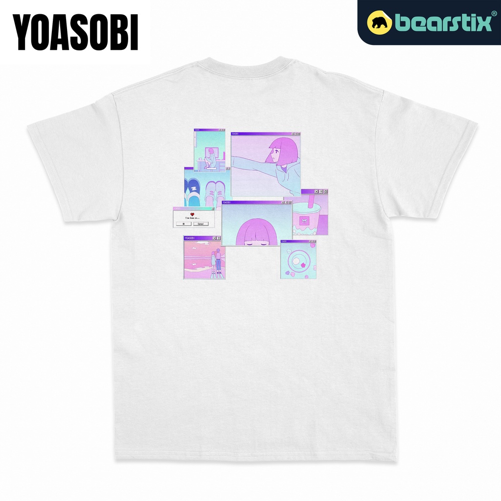 เสื้อยืดผู้ Bearstix - Yoasobi เสื้อยืด - Halizon T-Shirt - Streetwear Shirt - Yoasobi x UT Tshirt -