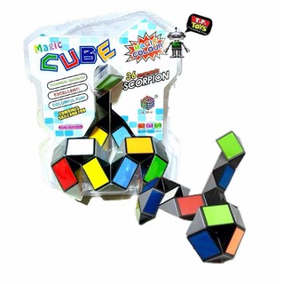 T.P. TOYS MAGIC CUBE SCORPION RUBIK รูบิคสกอร์เปี้ยนหลากสี