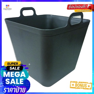 กล่องหูหิ้ว STACKO รุ่นบิ๊กกี้ เอียร่า 42x40x41.5 ซม. สีเทาSTORAGE BOX WITH HANDLES STACKO EARA BIGGY 42X40X41.5CM GREY