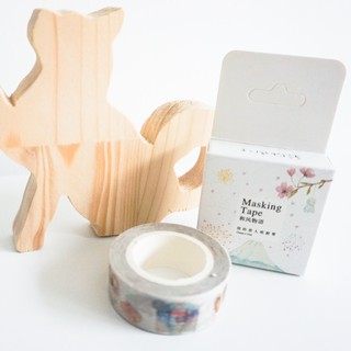 Washi tape เทปตกแต่ง ลายญี่ปุ่น ลายแสตมป์