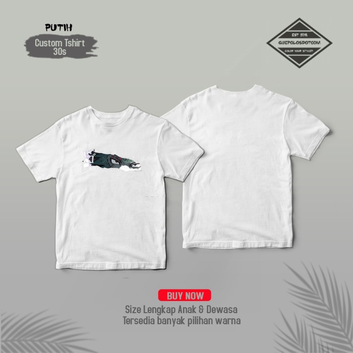 Legoshi - เสื้อยืด Beastars Classic - INFO 2/4/6/8/10 ปี สีขาว