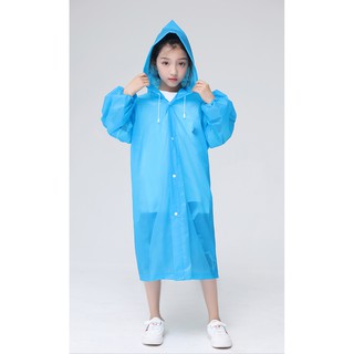เสื้อคลุมกันฝน มีหมวกครบเซ็ต เสื้อกันฝน สำหรับเด็ก และ ผู้ใหญ่ ใหม่ชนิดหนาพิเศษ ชุดกันฝน