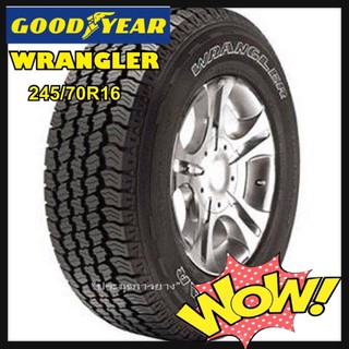 245/70R16 Goodyear รุ่น Wrangler Triplemax อเมริกาผลิตไทย คุณภาพสูง แถม จุ๊บลมยางแกนทองเหลือง