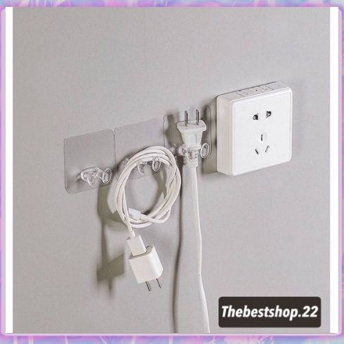✔️ถูกที่สุด✔️ ที่แขวนเก็บของ ตะขอเก็บสายไฟ สายเคเบิ้ล usb แบบติดผนัง คุณภาพสูง/1 ชิ้น #M-0024