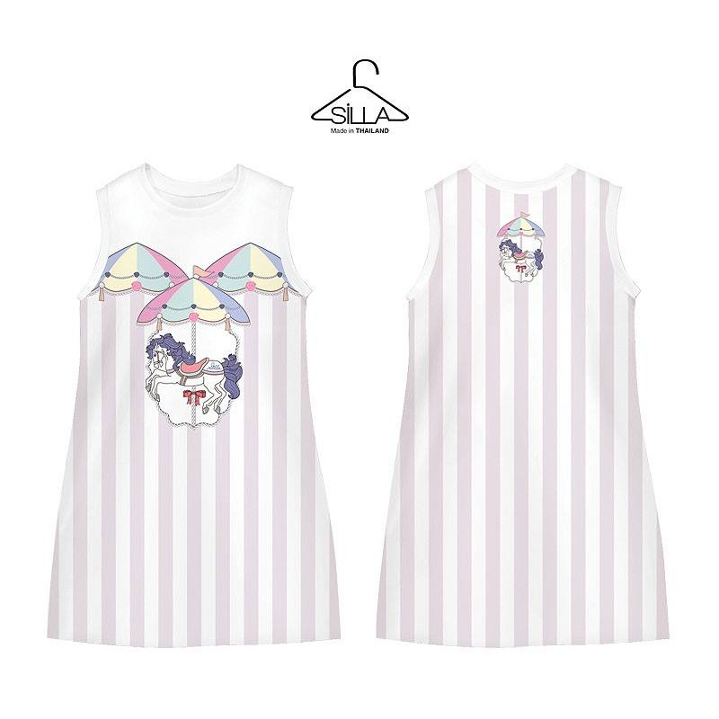 เดรส Silla ม้าลายทาง