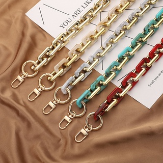 40cm 60cm 120cm Retro Chain Strap for Handbags High Quality Acrylic Chain for Shoulder Bag Decoration Accessories Removable Crossbody Chain Hook