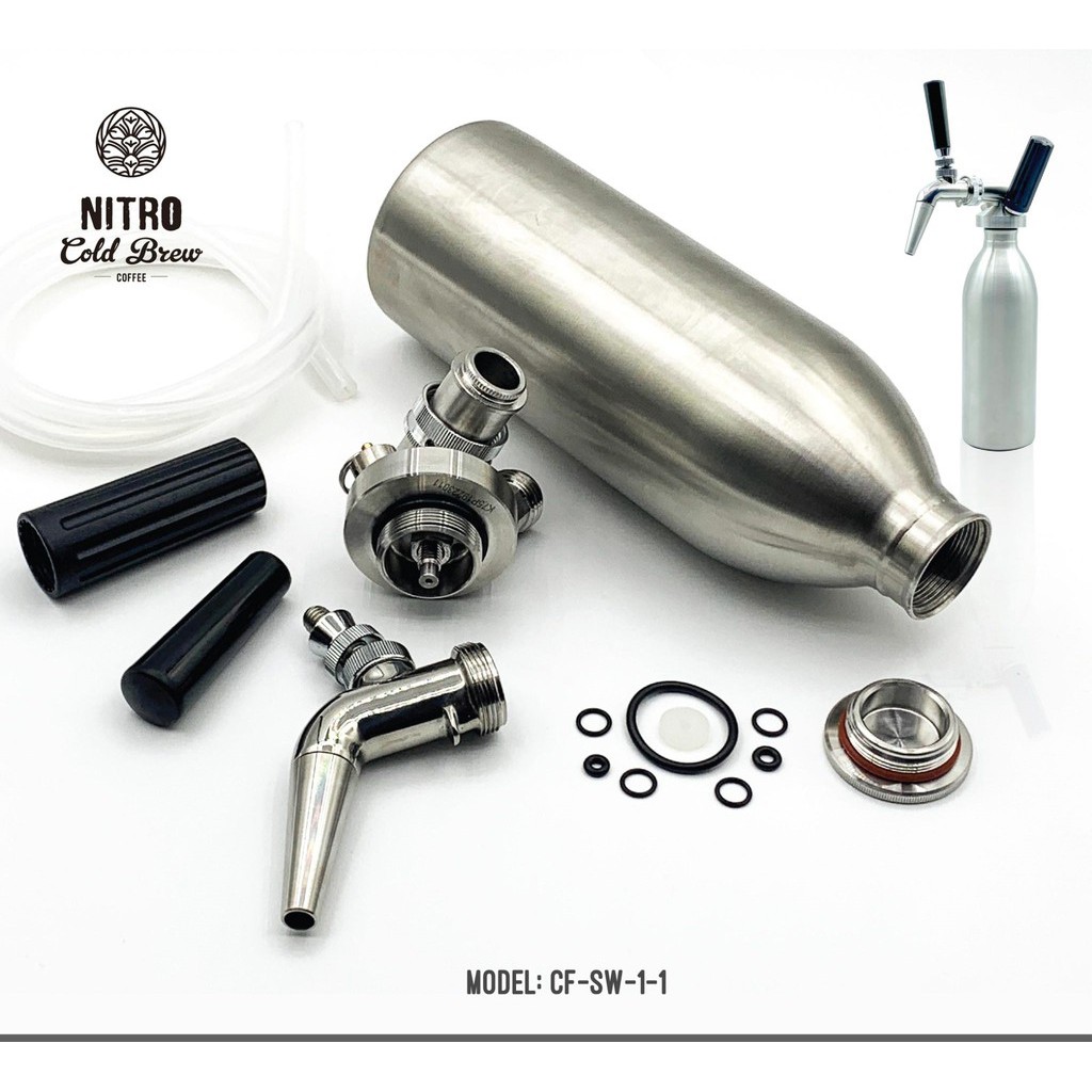 Ratika | Mini Nitro set 1 liter CF-SW-1-1 Nitro Cold Brew Coffee Maker