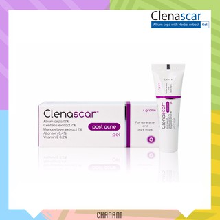 (รอยสิว/หลุมสิวกระจ่างใส/เรียบเนียน💓) Clenascar post acne gel คลีนาสการ์ โพส แอคเน่ เจล