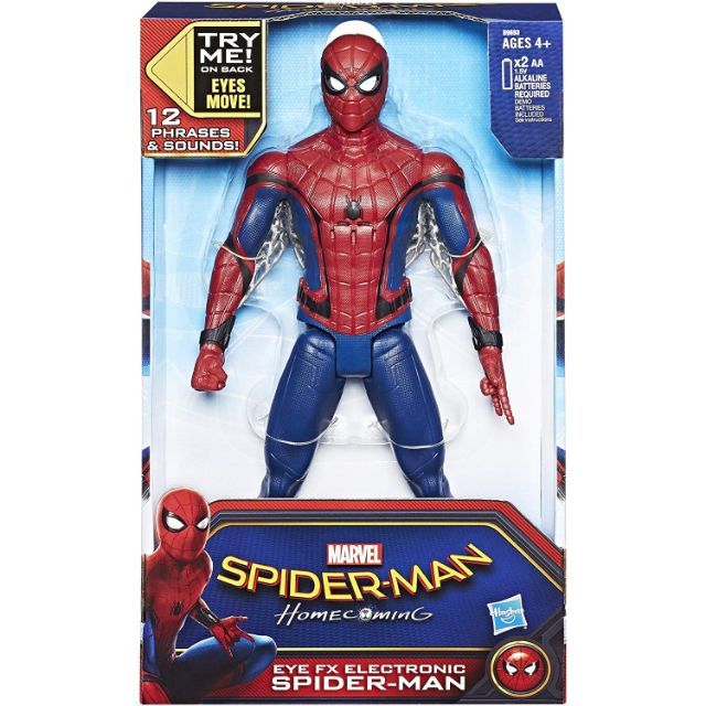 Hasbro Spider-Man: Homecoming Eye FX Electronic Spider-Man, 12-inch |  Shopee Thailand