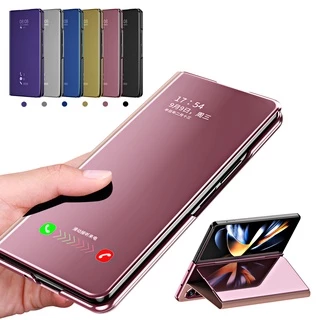 Mirror Clear Case สําหรับ Samsung Galaxy Z Fold8/Fold7/Fold6/5/4/3 Shell Full Protection