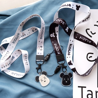 Lanyard Kaws Stitch Pikachu โทรศัพท์ Lanyard Key Phone สำหรับกล้อง ID Badge Strap สายคล้องคอ