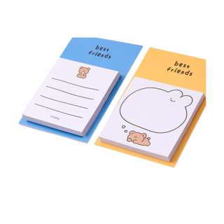 uki stationery★PT-59★โพสท์อิท กระดาษโน๊ต พร้อมส่ง กระดาษโน้ต กระดาษโน๊ตเกาหลี กาวในตัว Sticky Note 30 แผ่น memo pad กระดาษโน๊ตหมี กระดาษเกาหลี น่ารัก ราคาถูก อุปกรณ์การเรียน อุปกรณ์เครื่องเขียน สไตล์เกาหลี