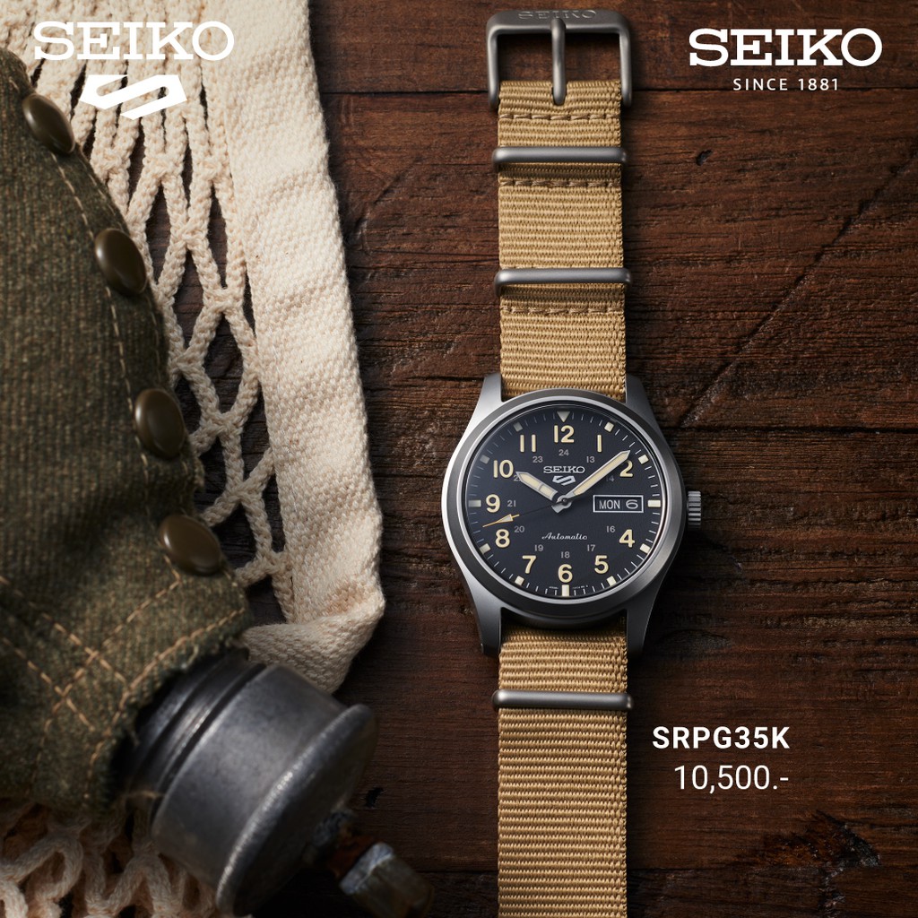 นาฬิกาข้อมือ ผู้ชาย SEIKO 5 Automatic men watch รุ่น SRPG35K1 SRPG35K SRPG35