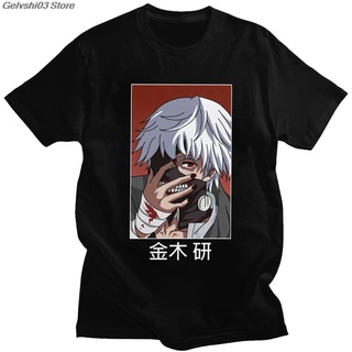 T-shirt  เสื้อยืดผ้าฝ้าย 100% พิมพ์ลาย Tokyo Ghoul Ken Kaneki Popula สไตล์ฮิปฮอป สําหรับผู้ชาย LHZYS-5XL