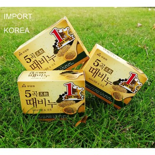 Mugungwha สบู่ 5 Grain body scrub soap 100 g. import from Korea