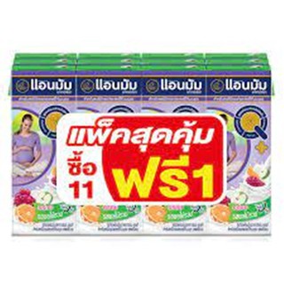 แอนมัม มาเทอร์น่า โยเกิร์ตพร้อมดื่ม UHT รสผลไม้รวม 180 มล. แพ็ค 12  กล่อง