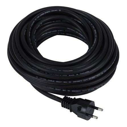 หัวปลั๊ก 2 ขา กลม+สาย VCT 2x1 SQMM 10M SOK