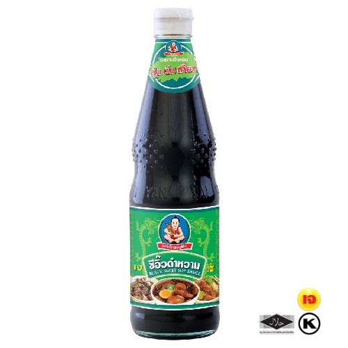 ตราเด็กสมบูรณ์ ซีอิ๊วดำหวาน (ฉลากเขียว) 950 มล. / Deksomboon Brand Black Sweet Soy Sauce 950ml