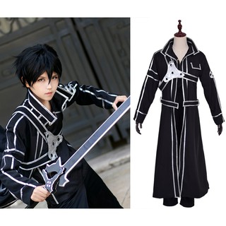 ชุดคอสเพลย์ Sword Art Online Kirito Kirigaya Kazuto คอสเพลย์