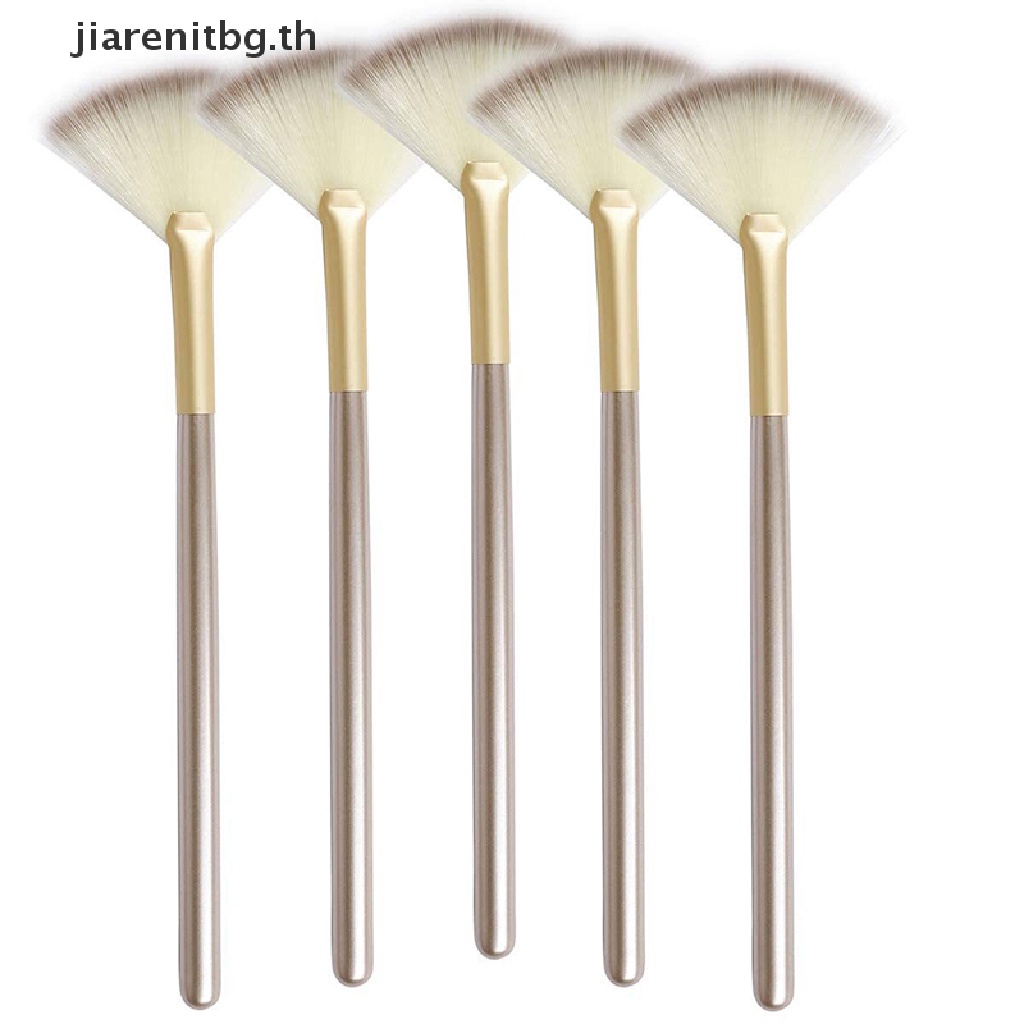 Renbg แปรงแต่งหน้า ขนแปรงนุ่ม กึ่งวงกลม ไฮไลท์ รองพื้น ขนาดเล็ก