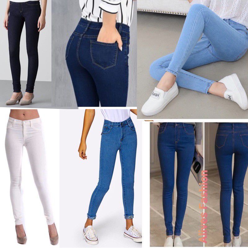 HOT ITEM กางเกงยีนส์ SELUAR สําหรับผู้หญิง SKINNY