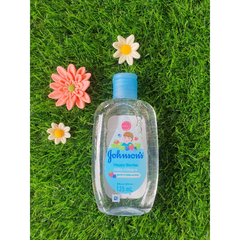 🌺พร้อมส่ง 🌺 johnson  cologne กลิ่น happy berries  กลิ่นหอมเบอรี่ 125 ml.