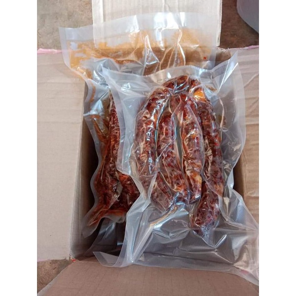 ใส้อั่วจีนยูนาน  ใส้หมูแห้ง猪肠子ผสมเครื่องเทศ