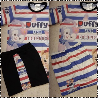 เซทขาสั้น &amp; เสื้อยืดลายDuffy and friends