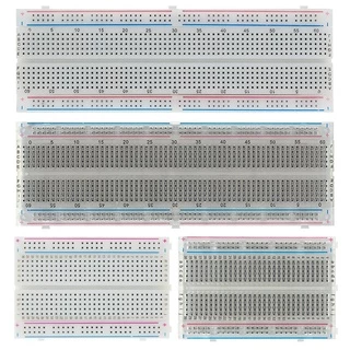 บอร์ดทดสอบ 400 จุด Breadboard 830 Points Mb-102 Solderless Pcb 400 หลุม Mb102 ทดสอบพัฒนาการเครา Diy