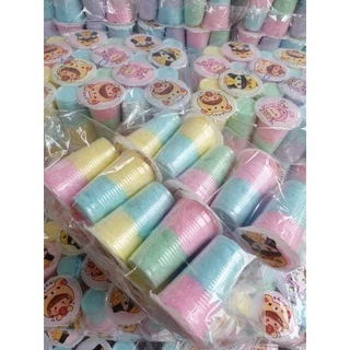 ขนมสายไหมแก้วเล็ก มินิ คละสี มีทั้งสีเดียว และ สองสี (001)