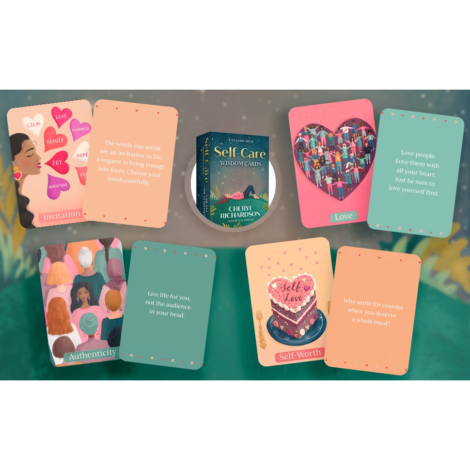 ไพ่ออราเคิลชุด Self-Care Wisdom Cards ของแท้ ลิขสิทธิ์