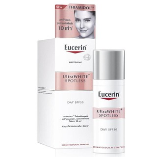 Eucerin UltraWhite+ Spotless Day ยูเซอรีน รีน อัลตร้า ไวท์ สปอตเลส เดย์ครีม ครีมรักษาฝ้า เผยผิวดูขาวเนียนกระจ่างใส 50ml.