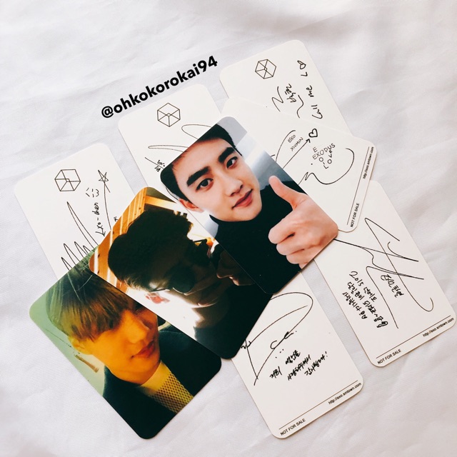 Exo UNOFFICIAL PHOTOCARD ALBUM EXODUS SING สําหรับคุณ