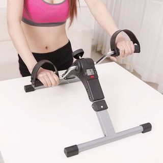 plusslim จักรยานออกกำลังกายแบบพกพา mini exercise bike digital ใช้งานง่าย สะดวก พกพาได้ทุกที่ ใช้พื้นที่น้อย เก็บง่าย