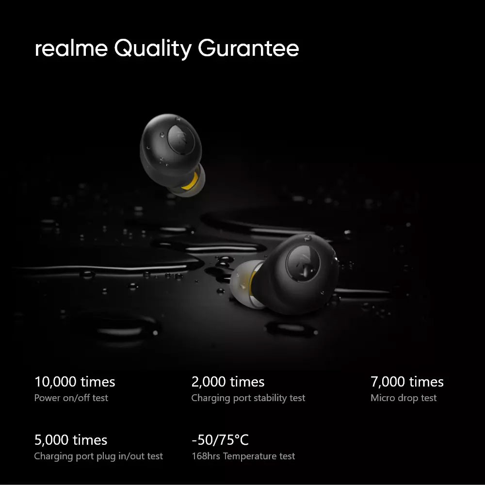 realme earbuds controls