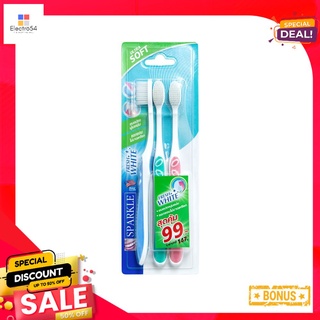 สปาร์คเคิลแปรงสีฟันเฟรชไวท์แพ็ค 3SPARKLE FRESH WHITE TOOTHBRUSH PACK3