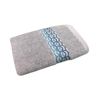 Hair towel TOWEL HOME LIVING STYLE CHAIN 15X32" GREY Towel, robe toilet ผ้าเช็ดผม ผ้าขนหนู HOME LIVING STYLE CHAIN 15X32