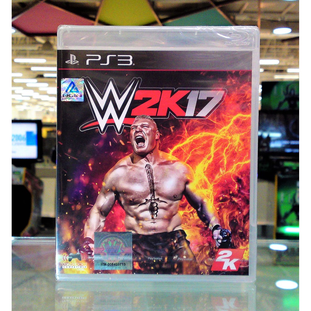 แผ่นเกม PS3 มือหนึ่ง WWE 2K17 (Z3,EN) แผ่นPS3 มวยปล้ำ