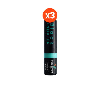 [ใส่โค้ด HWXTEL9 สูงสุด 40]Peppermint Field Black Inhaler ยาดมเป๊ปเปอร์มิ้นท์ ฟิลด์ แบล็คอินเฮเลอร์ จำนวน 3 ชิ้น