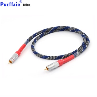 8n OFC Ortofon hifi Coaxial Cable คุณภาพสูง DAC 75ohm hifi สายเคเบิล RCA ดิจิตอล