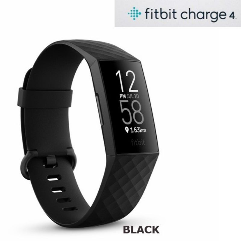 Fitbit Charge 4 ประกันศูนย์ไทย 1 ปี สายรัดข้อมือวัดชีพจร GPS