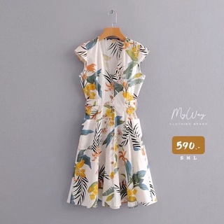 MyWay Brand :Dress Chic Dress🍃 Size S