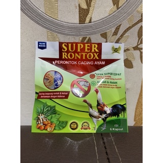 Super rontok SN obat cacing ayam