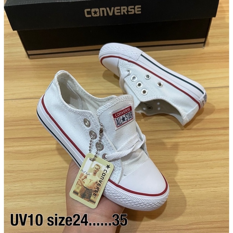 พร้อมส่งรองเท้าผ้าใบเด็กConvers all star แบบผ้ารองเท้าเฟชั่น