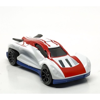 Majorette Fiction Racer Collection White / Red - Dark Blue Base /scale 1/64 (3 inches) Ref 912 no Package