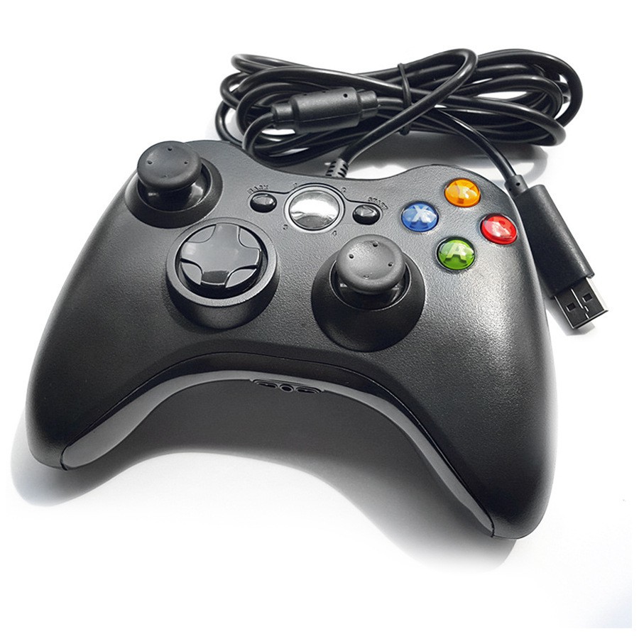 จอยสติ๊ก Xbox 360 PC ตัวควบคุมเกม Wired Controller Joystick Gamepad