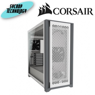 เคสคอมพิวเตอร์ CASE CORSAIR 5000D AIRFLOW TEMPERED GLASS - WHITE (CC-9011211-WW) ประกันศูนย์ เช็คสินค้าก่อนสั่งซื้อ