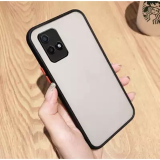 ❌ รุ่นใหม่ ❌ Case Realme Narzo 50i เคสเรียวมี กันลอยกล้อง เคสกันกระแทก ปุ่มสีผิวด้าน ขอบนิ่มหลังขุ่น [CT 98Shop]